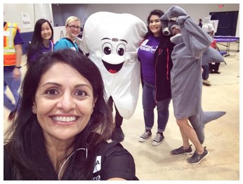 Dr. Patel volunteering at Georgia Mission of Mercy